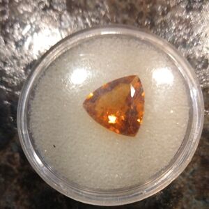 Triangular Orange Citrine